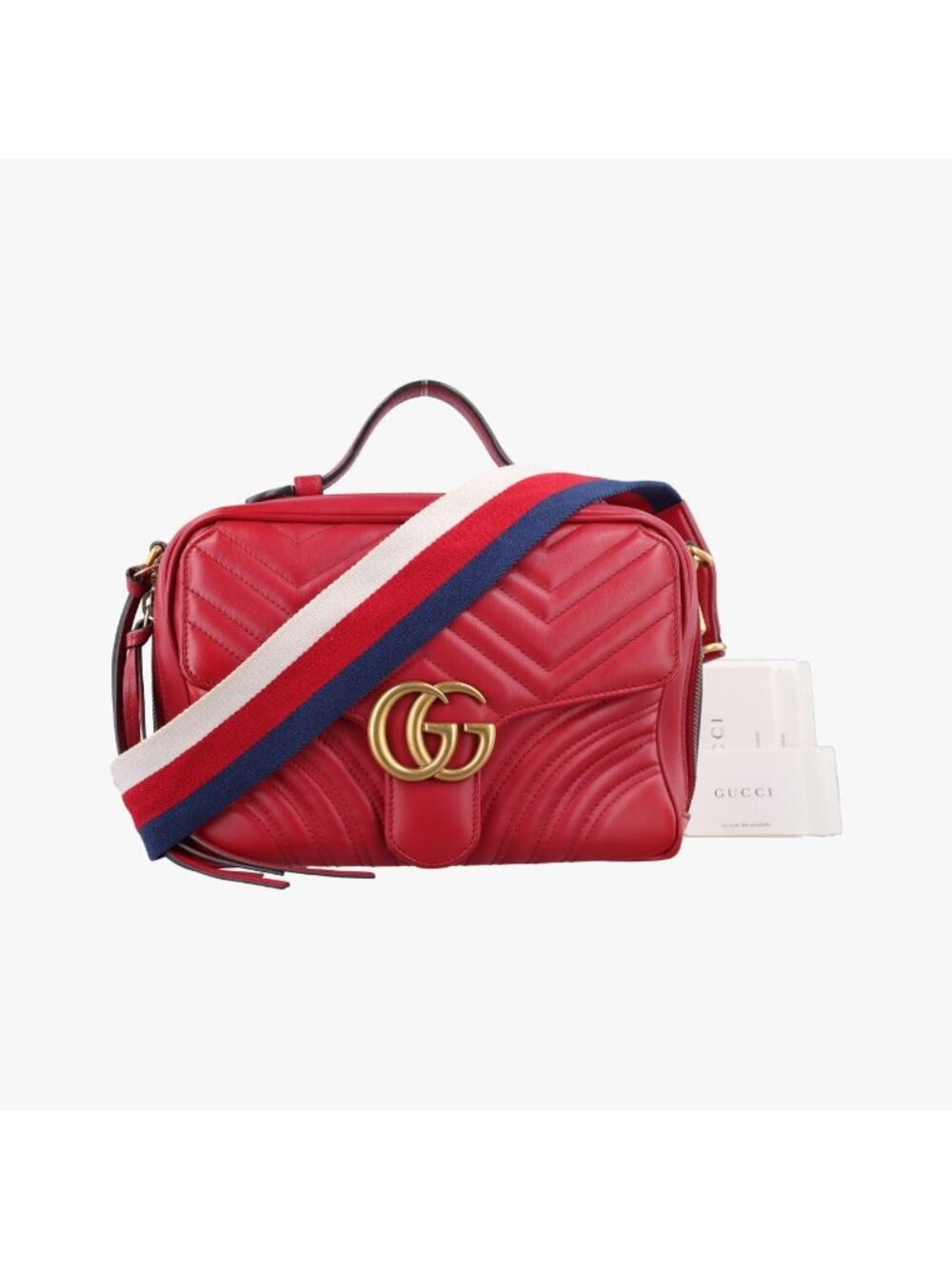Gucci GG Marmont Red Leather